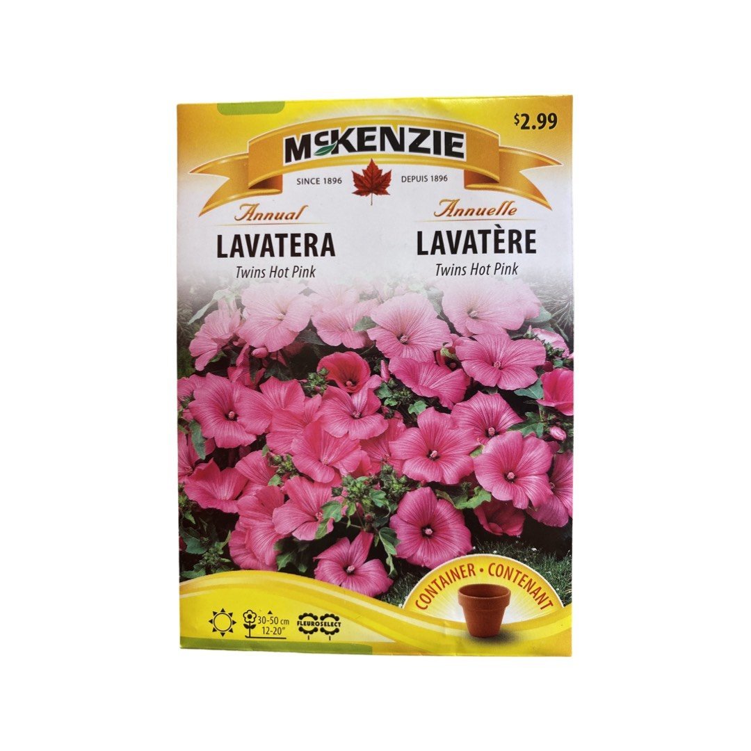 Lavatera Seeds (Twins Hot Pink) – Ma Poule Express