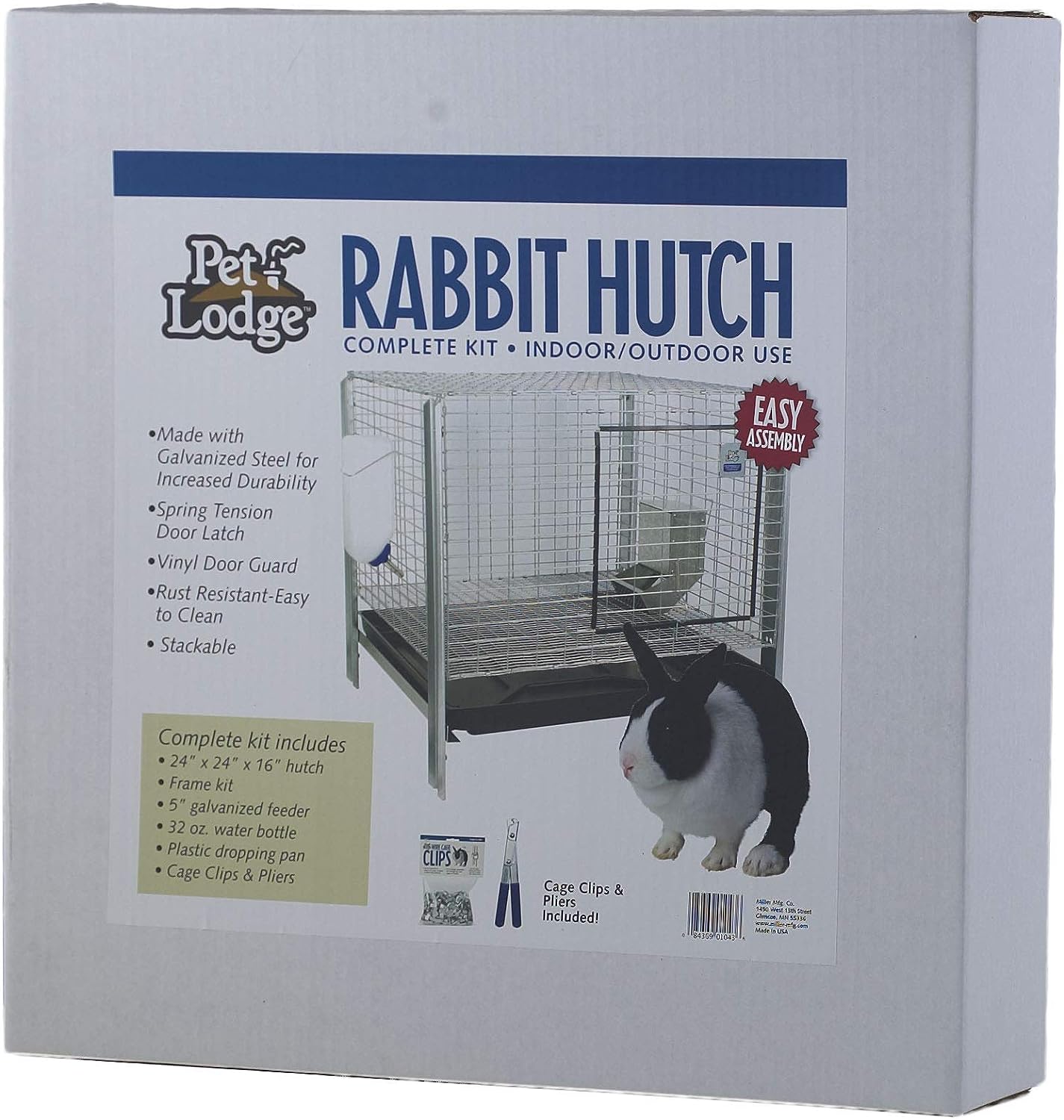 Complete Rabbit Hutch Set Pet Lodge