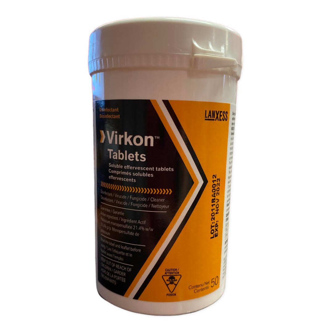 Virkon - 50 pastilles - Ma Poule Express